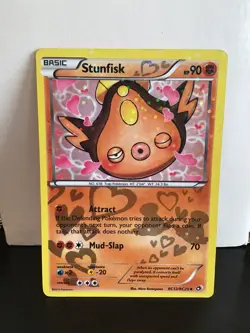 Stunfisk RC12/RC25 Pokemon Legendary Treasures Radiant Collection Uncommon Holo - Image 1