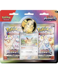 (Lot of 3) Pokemon TCG Scarlet & Violet Prismatic Evolutions 2-Pack Blister - Image 1