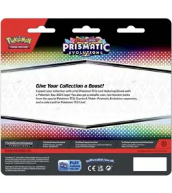 (Lot of 3) Pokemon TCG Scarlet & Violet Prismatic Evolutions 2-Pack Blister - Image 2