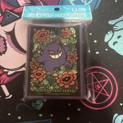 Gengar 64 Sleeves - Japanese Pokemon Center Exclusive - Sealed - Image 1