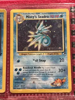 Pokemon TCG Binder Page WOTC Holo Promos Original Owner Vintage Swirls - Image 4