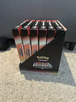 Pokemon Prismatic Evolutions Poster Collection Sealed Full Display Case Lot Of 6 - Image 2