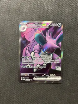 Pokemon TCG Team Rocket's Nidoking ex 216/182! NM Condition! See Description! - Image 1