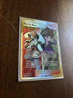 Pokemon TCG 2019 Red Blue Tag Team Trainer Cosmic Eclipse Full Art #234/236 - Image 3