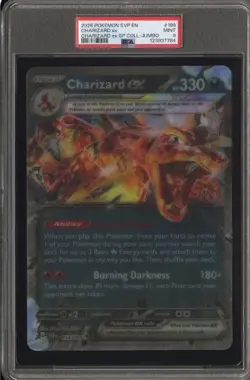 2025 Pokemon SVP-EN Charizard EX Lenticular Jumbo #196 - PSA 9 - Image 3