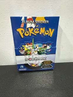 New 30 packs 2025 Peru Pokemon Blue Vol 3 Pokedex Sticker Booster Flash Editon - Image 1