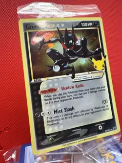 Pokemon Greninja Gold Star SEALED SWSH144 Holo Celebrations NM #402 - Image 2