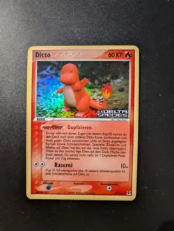 Pokemon Ditto (Glumanda) ex Delta Species Reverse Holo stamped Deutsch - Image 1