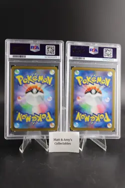 2025 POKEMON JPN BLACK BOLT ART RARE 128 GOLETT + 129 GOLURK PSA 10 SEQUENTIAL - Image 2