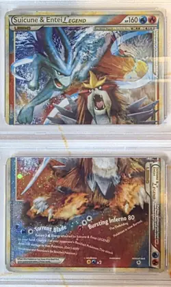 PSA Sequential Suicune and Entei HG&SS Legend Unleashed Pokemon TCG - Image 2