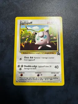 Pokemon TCG Jigglypuff Wizards Black Star Promos 7 Regular NM/EX - Image 1