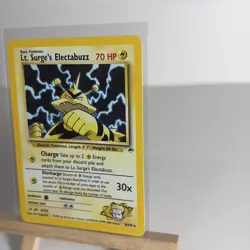 Pokemon TCG Lt. Surge's Electabuzz Gym Heroes 6/132 Holo Unlimited Rare - Image 4