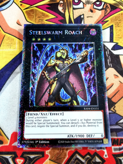 Steelswarm Roach ra04-en151 (M/NM+) Platinum-Secret Rare Yu-Gi-Oh! - Image 1