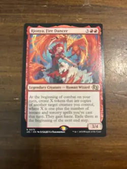 1x Rionya, Fire Dancer - Anime Art, Jumpstart 2025, Magic MTG NM - Image 1