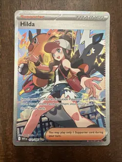 Pokemon Card Hilda Sir Black Bolt / White Flare 171/086 English, Mint Condition - Image 1