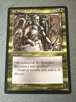 Sir Shandlar Of Eberyn X1 Italian Legends Ex Condition See Pics Front Back - Image 1