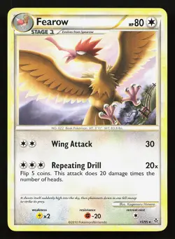 Fearow 15/95 Rare Unleashed Pokemon Card - Image 1