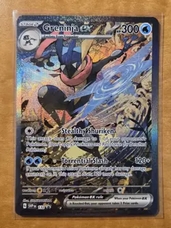 Pokemon TCG: Greninja ex (132) - Scarlet & Violet Black Star Promo Card - NM - Image 1