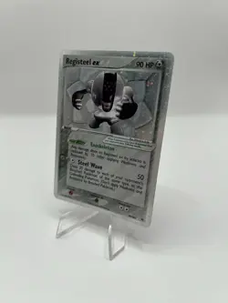 Pokemon TCG Registeel EX Hidden Legends Holo Rare Card 99/101 ERROR Cosmos - NM - Image 4