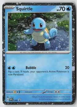 Squirtle - (Cosmos Holo) 048 - SV: Scarlet & Violet Promo Cards Holo - PTCG - Image 1