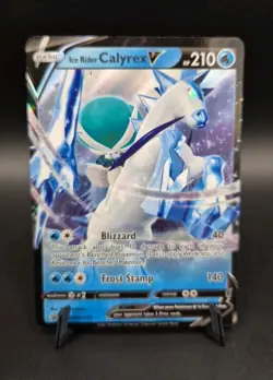 Ice Rider Calyrex V SWSH130 - Ultra Rare -Sword & Shield Promo Pokemon Card - Image 1