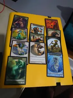 11 Tokens inc avatar,wolf,goblin rogue,elemental shamn, beast MTG Card. Lorwyn. - Image 1