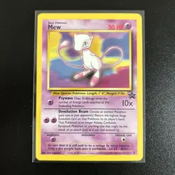 2000 WOTC Black Star Promo Pokemon League Card Mew 8 - NM 🔥 - Image 1