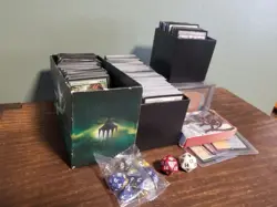 Mtg Card Lot 1,000+ Cards Rare Mythic Uncommon Common Land Dice Sealed - Image 2