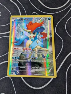Keldeo XY118 Generations Ultra Rare Full Art Holo Promo Pokemon Card NM 2 - Image 1