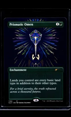 2022 MTG Magic the Gathering SLD Secret Lair Drop #1104 Prismatic Omen - Image 1