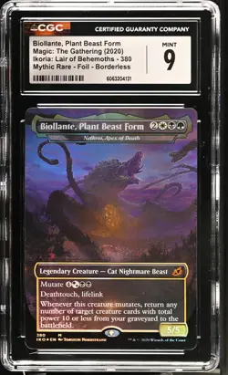 NETHROI, APEX OF DEATH Ikoria Biollante, Plant Beast Form Foil Mythic CGC 9 MTG - Image 1