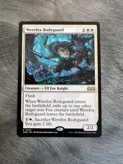 MTG - Werefox Bodyguard - Wilds of Eldraine - Rare - 0039 - Image 1
