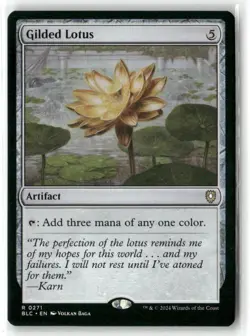 Gilded Lotus Commander: Bloomburrow Regular - Image 1