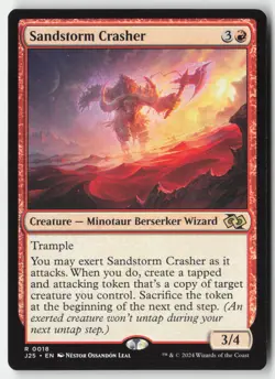 MTG - Sandstorm Crasher R Foundations Jumpstart 18 LP-NM - Image 1