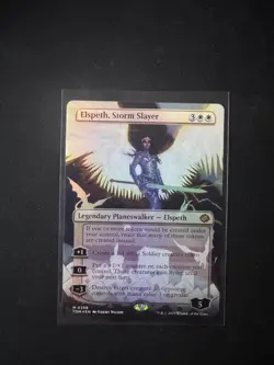 Elspeth, Storm Slayer (Borderless) Tarkir: Dragonstorm Foil - Image 2