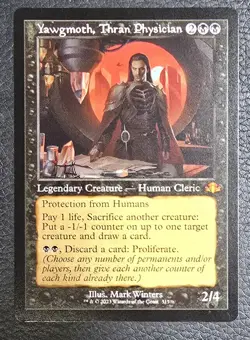 Yawgmoth, Thran Physician (Retro Frame) Dominaria Remastered Regular MTG NM - Image 1