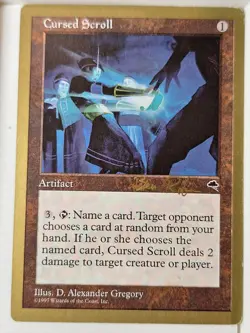 Cursed Scroll - World Championship Deck - Magic the Gathering MTG Nice! - Image 1