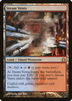 Steam Vents #247 LP Lightly Played Return to Ravnica RTR Magic MTG - Image 1