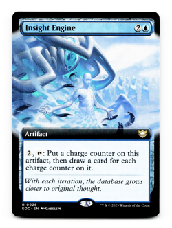 Insight Engine (Extended Art) - [Commander: Edge of Eternities] MTG Magic - NM/M - Image 1