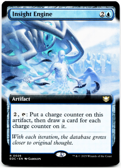 Insight Engine (Extended Art) - [Commander: Edge of Eternities] MTG Magic - NM/M - Image 3