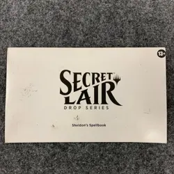 WOTC MTG Secret Lair Drop Series Sheldon's Spellbook Non-Foil, Box Has Wear* - Image 1