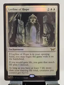 MTG - FOIL Leyline of Hope #18 Duskmourn: House of Horror - Image 1