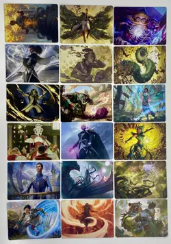 MTG Strixhaven: School of Mages Art Series Complete Set 81/81 NM No Stamp - Image 1