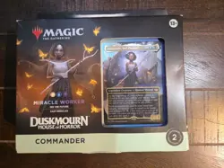 MTG Magic The Gathering Duskmourn - Miracle Worker Commander Deck New Unopened - Image 1