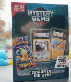 Pokemon Mystery Gems 1 CGC Graded Card & Booster Pack 2025 Limited Edition - Image 1