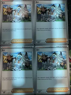 Eri 146/162 Temporal Forces Pokemon TCG 4x Playset - Image 1