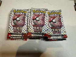 Pokemon TCG Scarlet & Violet 151 Booster Pack Lot of 30 Packs - Factory Sealed - Image 1