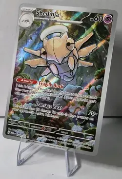 Pokemon TCG Shedinja Illustration Rare 144/132 Mega Evolutions Near Mint - Image 1