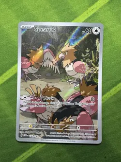 Pokemon Spearow 151/132 Illustration Rare Mega Evolution Near Mint - Image 1