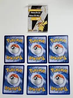 NM/LP - Pokemon Ash's Pikachu I Choose You Movie Promo Set COMPLETE SM108-SM114 - Image 2